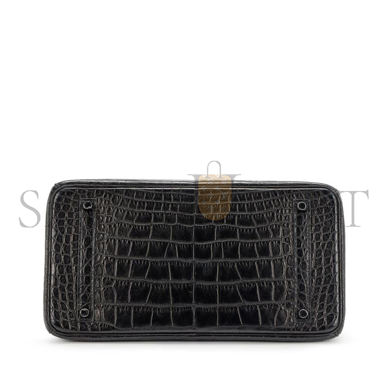 HERMÈS MASTER BIRKIN 35 SO BLACK MATTE ALLIGATOR (35*25*18cm)